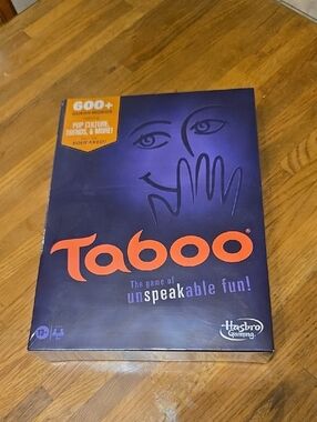 Hasbro Taboo Party Game - Purple and Orange Box
